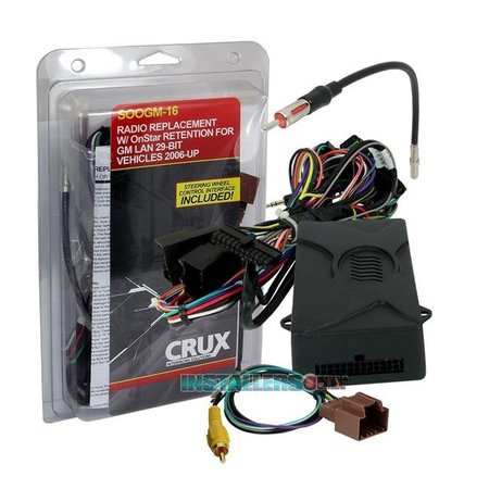 JEM ACCESSORIES Crux CJA2333A Rear Entertainment Harness Used in Conjunction with Soogm-16 CJA2333A